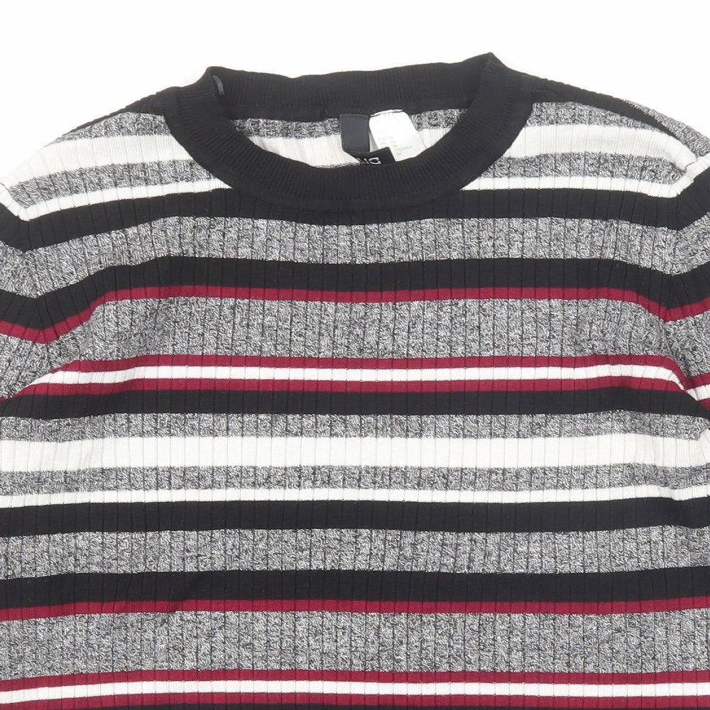 Womens UK Size M Divided by H&M Multicoloured Pullover Jumper