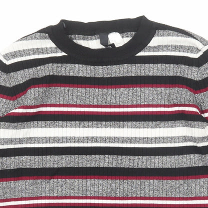 Womens UK Size M Divided by H&M Multicoloured Pullover Jumper