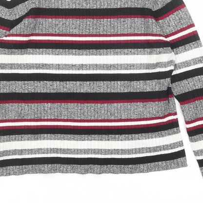 Womens UK Size M Divided by H&M Multicoloured Pullover Jumper