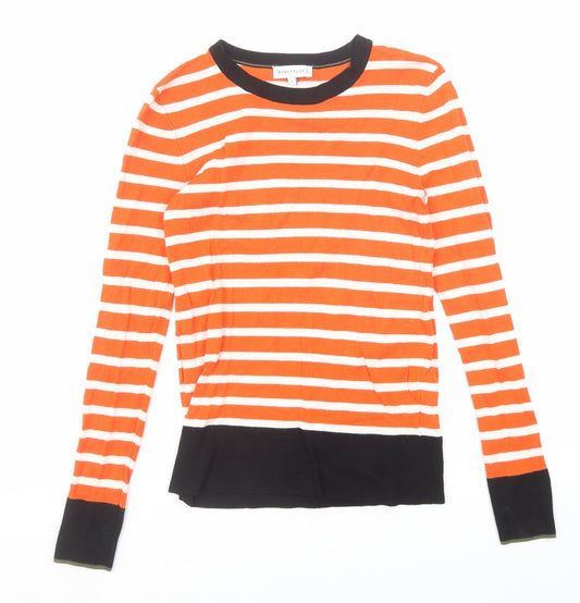 Womens UK Size 8 Warehouse Orange Pullover Jumper