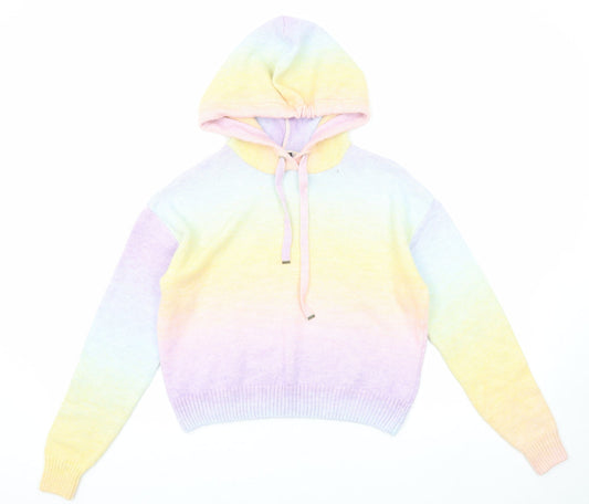 Womens UK Size XS River Island Multicoloured Pullover Jumper