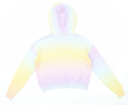 Womens UK Size XS River Island Multicoloured Pullover Jumper
