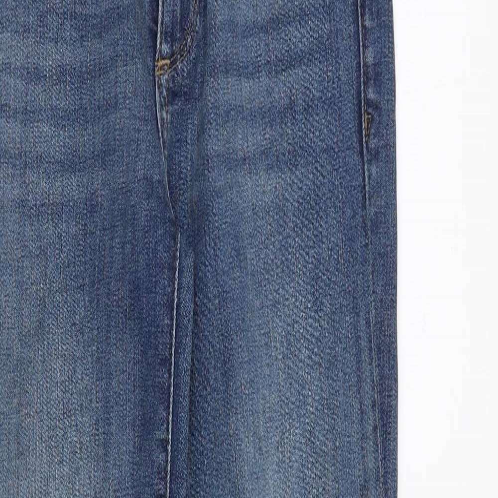 Gap Womens Blue Cotton Skinny Jeans Size 26 in Regular Zip