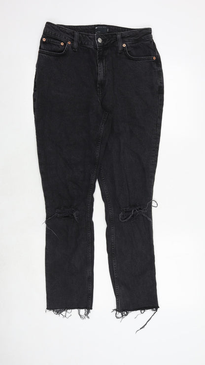 ASOS Womens Black Cotton Skinny Jeans Size 28 in L32 in Regular Zip