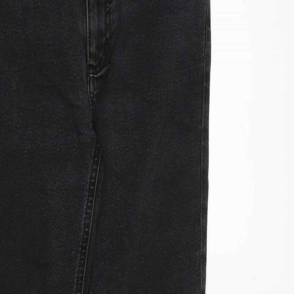Linea Womens Black Cotton Skinny Jeans Size 8 Regular Zip