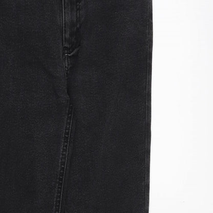 Linea Womens Black Cotton Skinny Jeans Size 8 Regular Zip