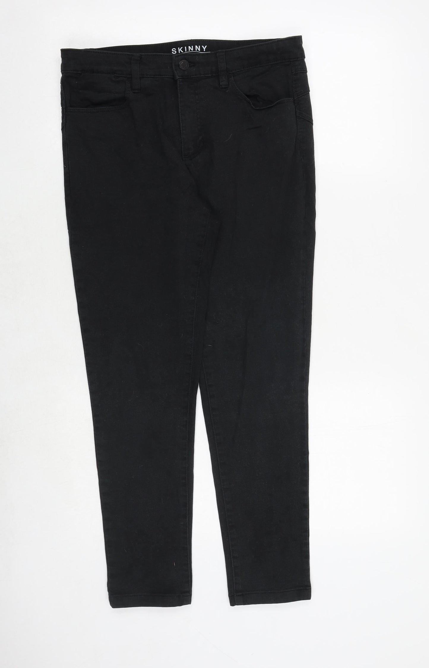 Womens UK Size 12 Marks and Spencer Regular Fit Skinny Black Jeans
