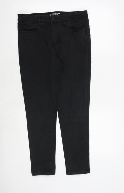 Womens UK Size 12 Marks and Spencer Regular Fit Skinny Black Jeans