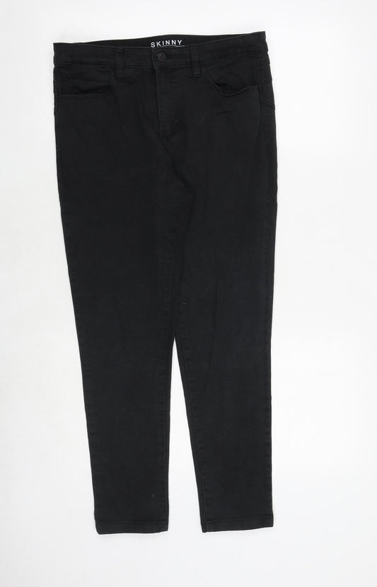 Womens UK Size 12 Marks and Spencer Regular Fit Skinny Black Jeans