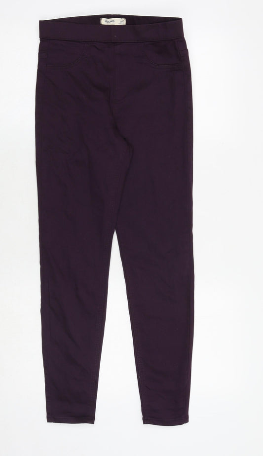 Womens UK Size 6 Marks and Spencer Regular Fit Jegging Purple Jeans