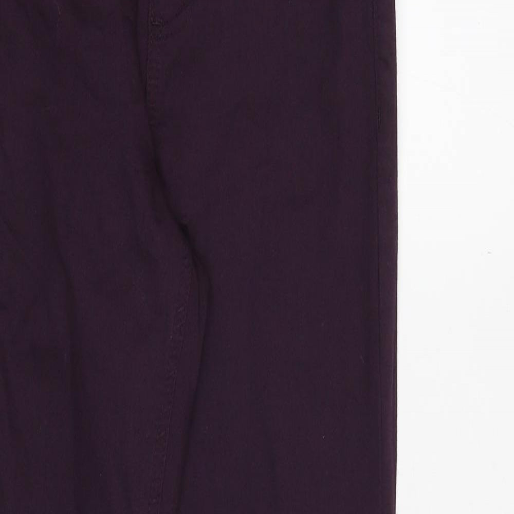 Womens UK Size 6 Marks and Spencer Regular Fit Jegging Purple Jeans