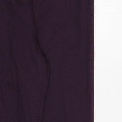 Womens UK Size 6 Marks and Spencer Regular Fit Jegging Purple Jeans