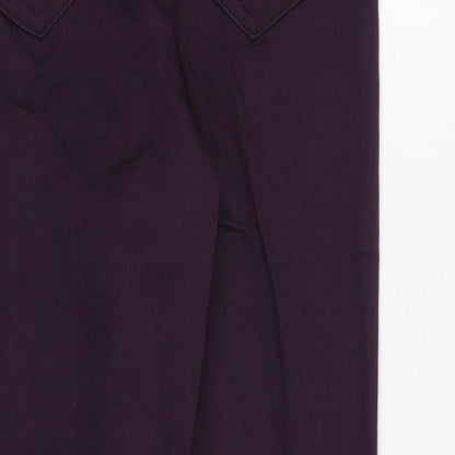 Womens UK Size 6 Marks and Spencer Regular Fit Jegging Purple Jeans