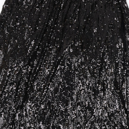 Marks and Spencer Womens Black Polyester Straight & Pencil Skirt Size 20