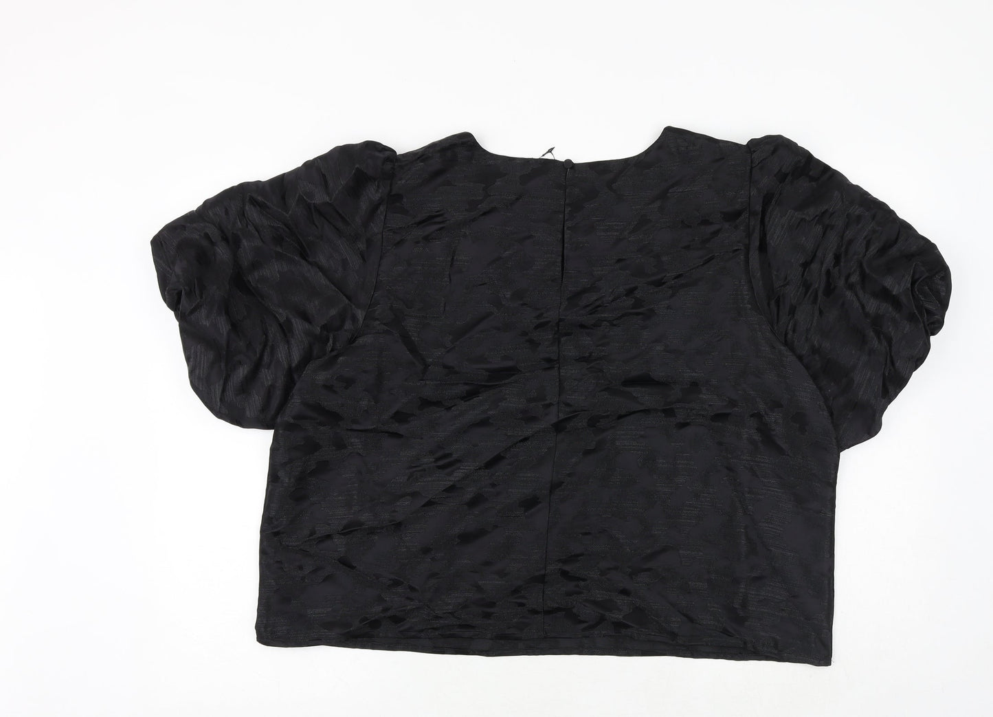 Womens UK Size 18 Marks and Spencer Black Cropped Tank