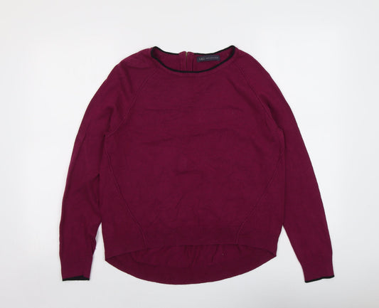 Womens UK Size 14 Marks and Spencer Purple Pullover Jumper