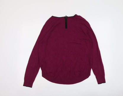 Womens UK Size 14 Marks and Spencer Purple Pullover Jumper