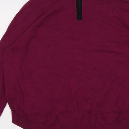 Womens UK Size 14 Marks and Spencer Purple Pullover Jumper