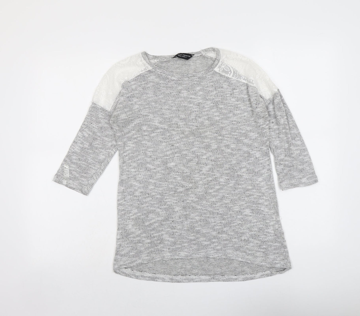 Womens UK Size M Dorothy Perkins Grey Pullover Jumper