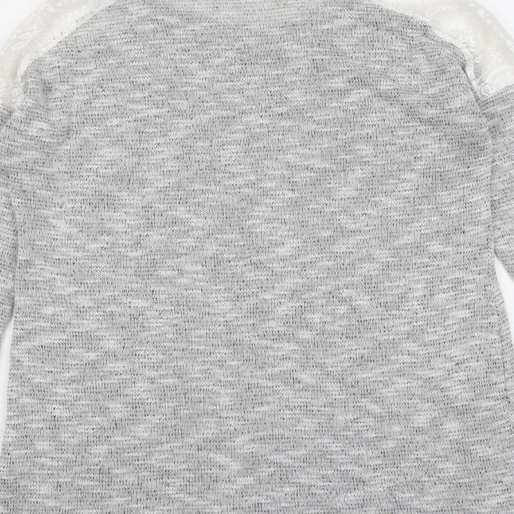 Womens UK Size M Dorothy Perkins Grey Pullover Jumper