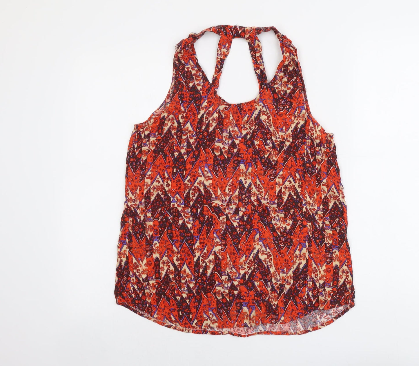 Womens UK Size 14 New Look Red Basic Tank
