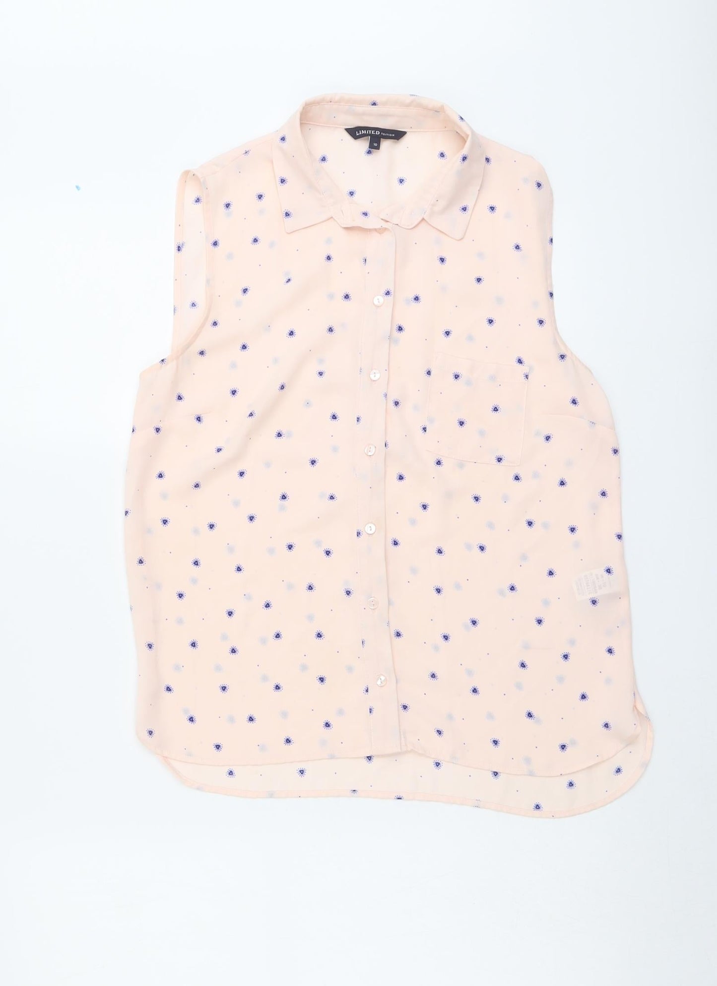 Womens UK Size 10 Marks and Spencer Pink Basic Tank