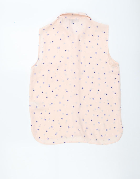 Womens UK Size 10 Marks and Spencer Pink Basic Tank