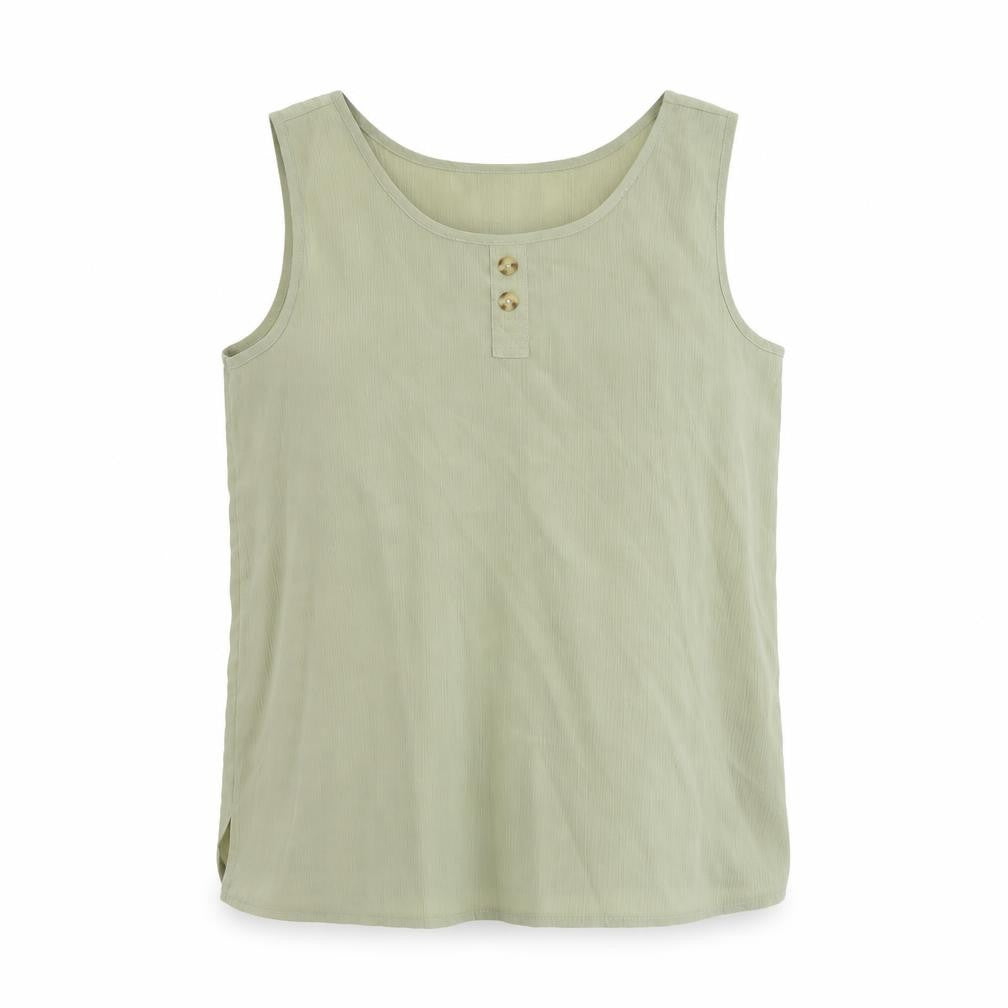 Womens UK Size 12 Berkertex Green Basic Tank