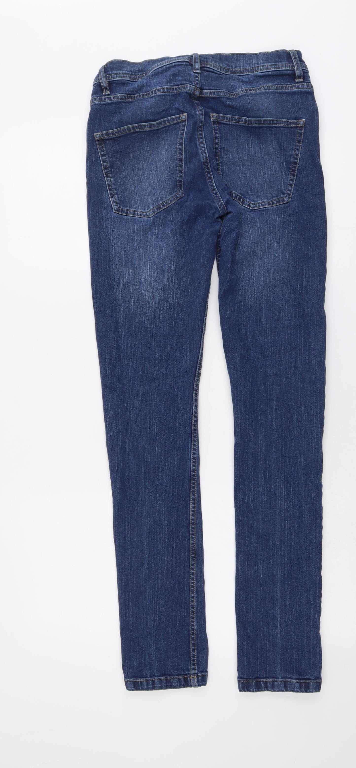 Womens UK Size 30 in SO Denim Regular Fit Skinny Blue Jeans