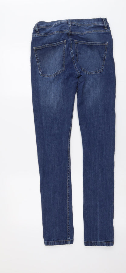 Womens UK Size 30 in SO Denim Regular Fit Skinny Blue Jeans
