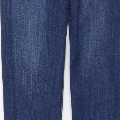 Womens UK Size 30 in SO Denim Regular Fit Skinny Blue Jeans