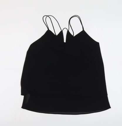 Womens UK Size 10 New Look Black Basic Tank
