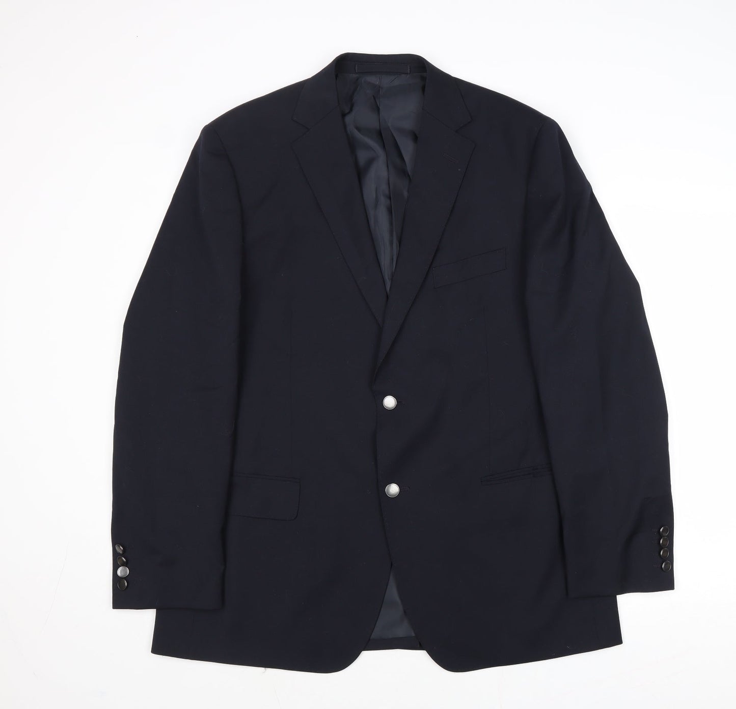Mens UK Size 42 Marks and Spencer Regular Blue Suit Jacket