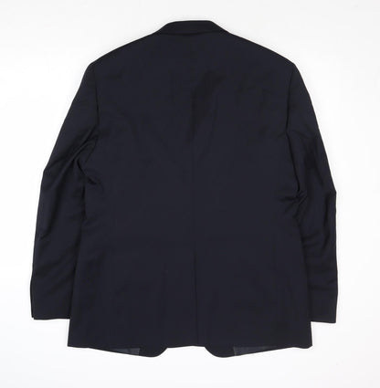 Mens UK Size 42 Marks and Spencer Regular Blue Suit Jacket