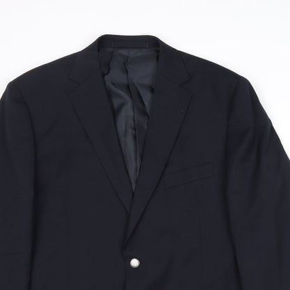 Mens UK Size 42 Marks and Spencer Regular Blue Suit Jacket