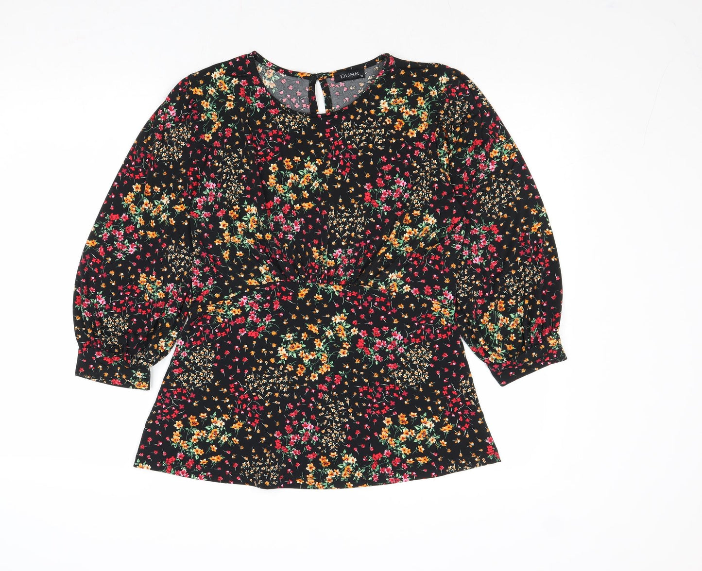 Womens UK Size 12 dusk Multicoloured Basic Blouse