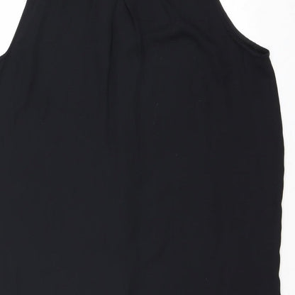 Womens UK Size 10 Divided by H&M Black Basic Button-Up