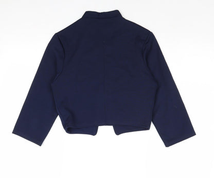 Womens UK Size 12 Quiz Blue Cardigan Jumper