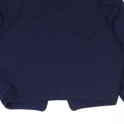 Womens UK Size 12 Quiz Blue Cardigan Jumper