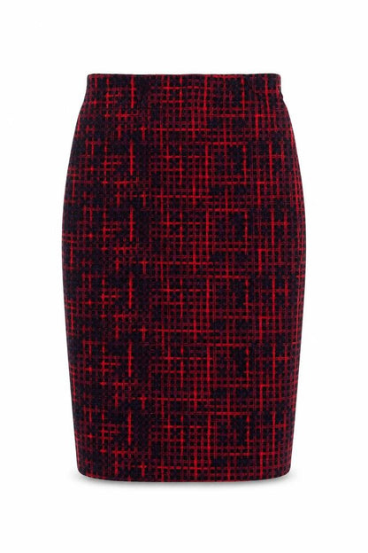 FOREVER 21 Womens Multicoloured Geometric Polyester Straight & Pencil Skirt Size XS