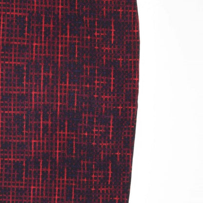 FOREVER 21 Womens Multicoloured Geometric Polyester Straight & Pencil Skirt Size XS