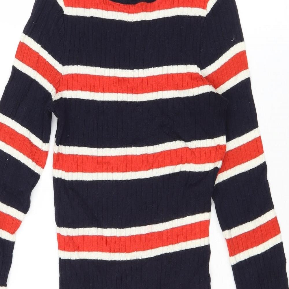 Womens UK Size 4 Divided by H&M Multicoloured Pullover Jumper