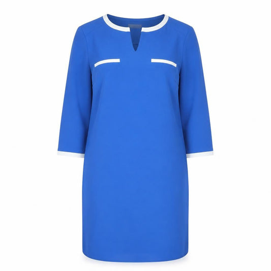Planet Womens Blue Polyester A-Line Size 12 V-Neck Pullover