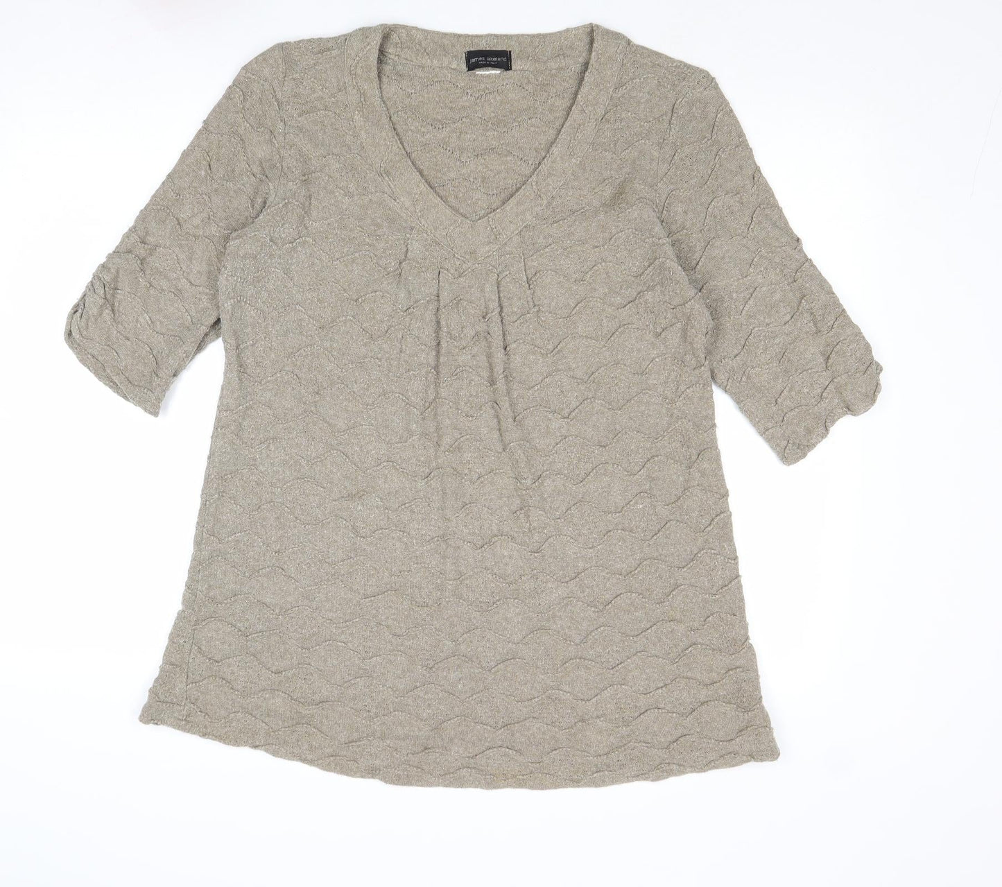Womens UK Size 18 James Lakeland Beige Pullover Jumper