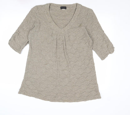 Womens UK Size 18 James Lakeland Beige Pullover Jumper