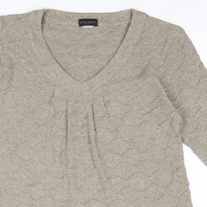 Womens UK Size 18 James Lakeland Beige Pullover Jumper
