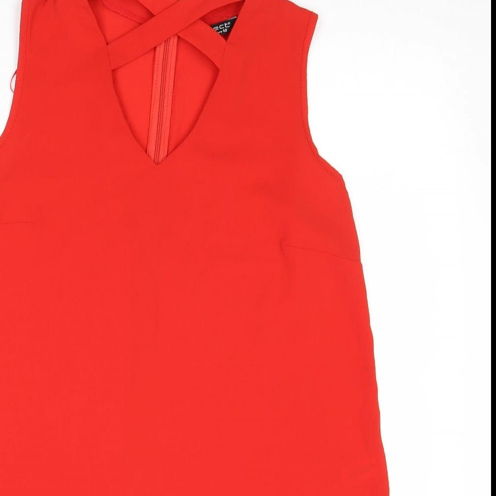 Womens UK Size 12 Select Red Basic Tank