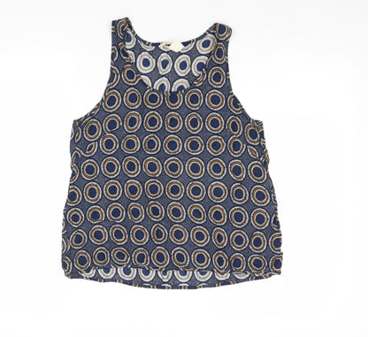 Womens UK Size 6 H&M Multicoloured Basic Tank