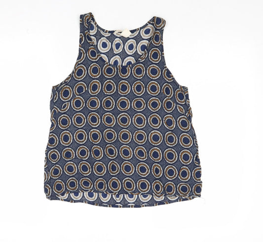 Womens UK Size 6 H&M Multicoloured Basic Tank