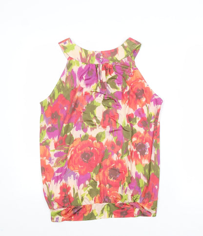 Womens UK Size M Wallis Multicoloured Basic Tank